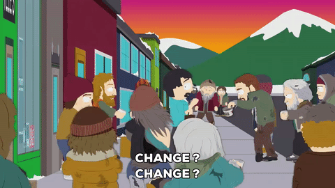 Giphy We're not begging, please!